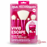 ست براش مسافرتی و کیف آینهدار ریل تکنیک مدل Vivid Escape (کد 0636)