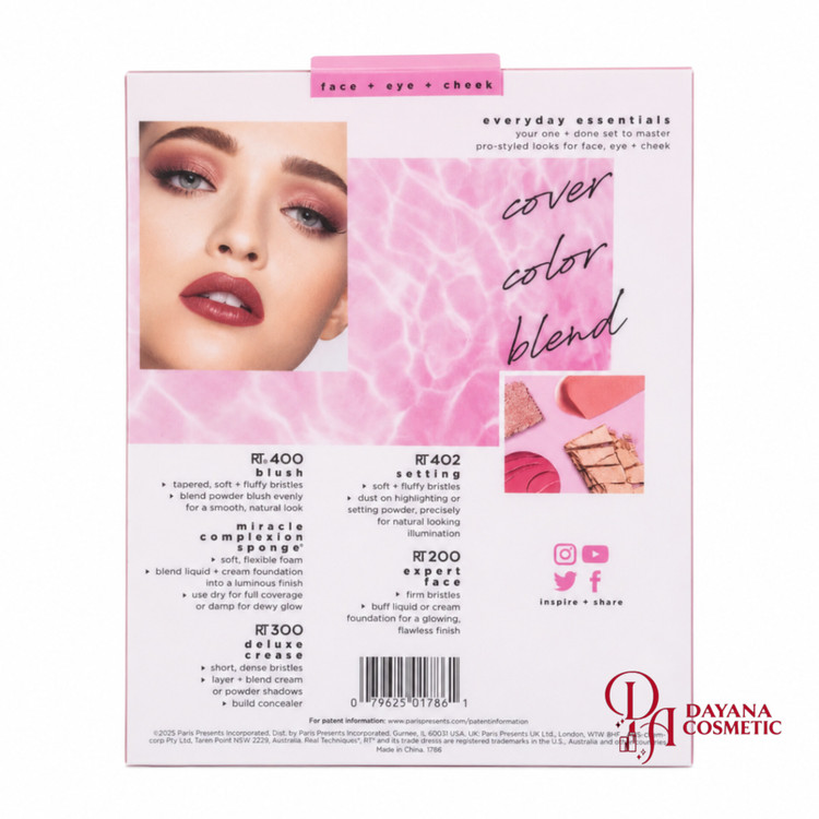ست براش و بیوتی بلندر ۵ تکه ریل تکنیک مدل Everyday Essentials (کد01786)
