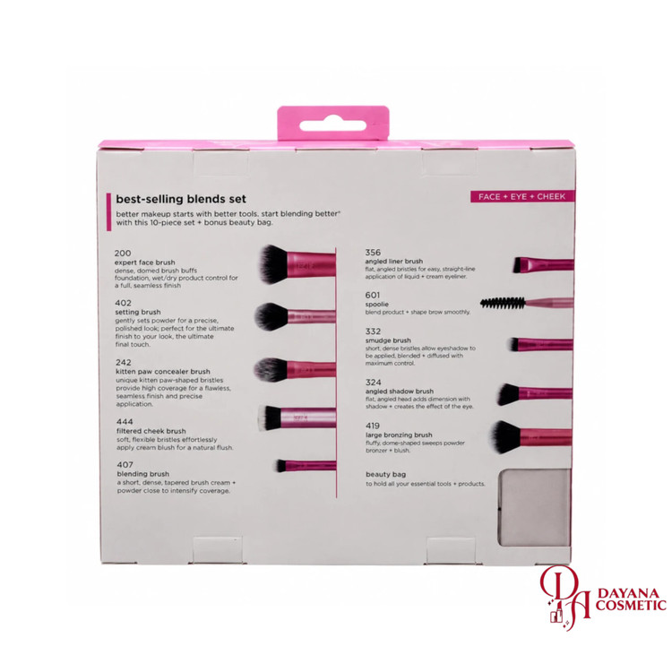 ست براش و اسفنج آرایشی ریل تکنیک مدل Best-Selling Blends Set (کد ۰۵۱۴)