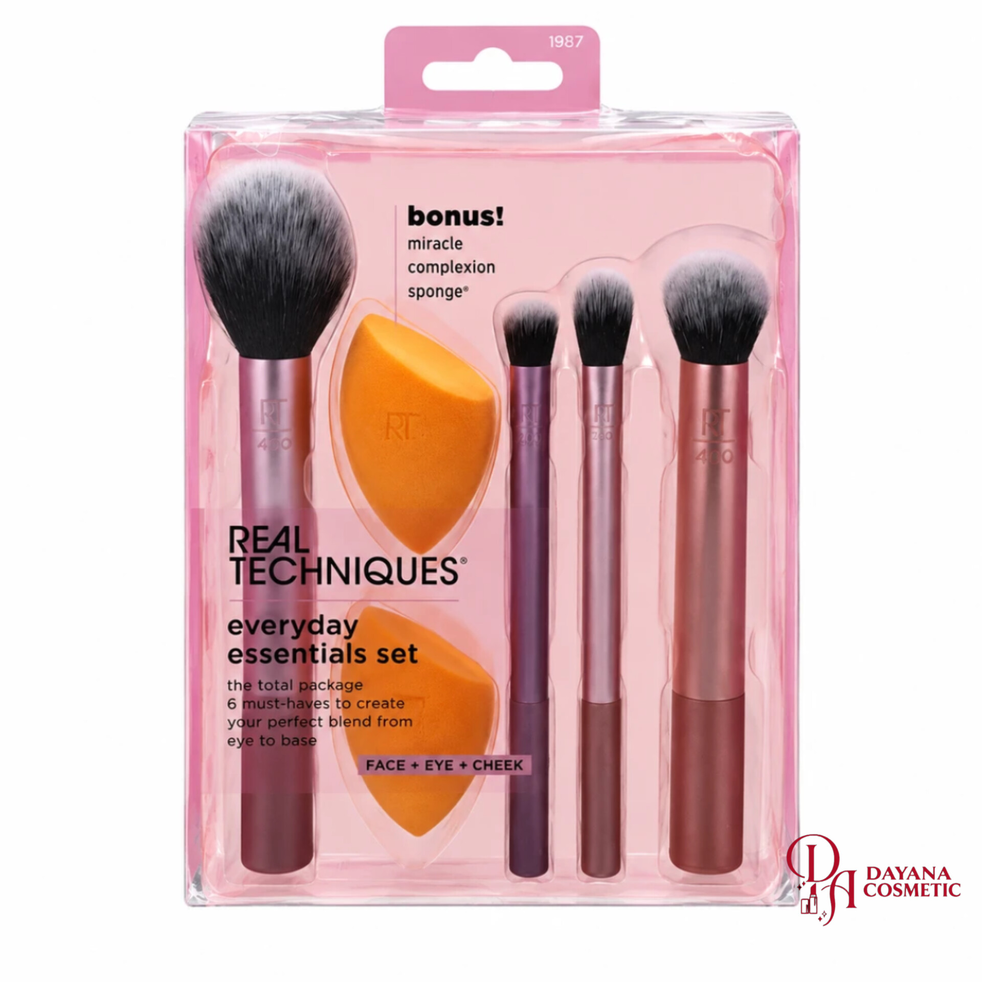 ست براش و پد آرایشی ریل تکنیک مدل Everyday Essentials (کد ۱۹۹۷)