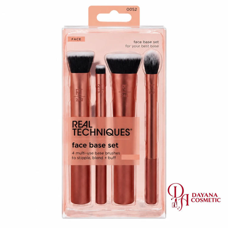 ست براش ۴ عددی ریل تکنیک مدل Face Base Set (کد ۰۰۵۲)